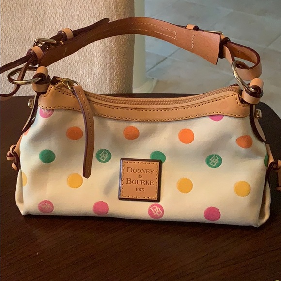Dooney & Bourke Handbags - Vintage Dooney and Bourke Shoulder Purse D&B Logo